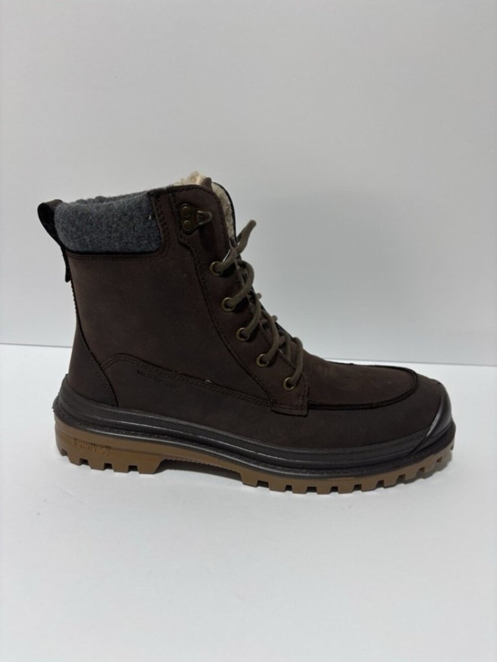 Kamik Men’s Griffon 2 Brown Leather Winter Boots, Size 11 M